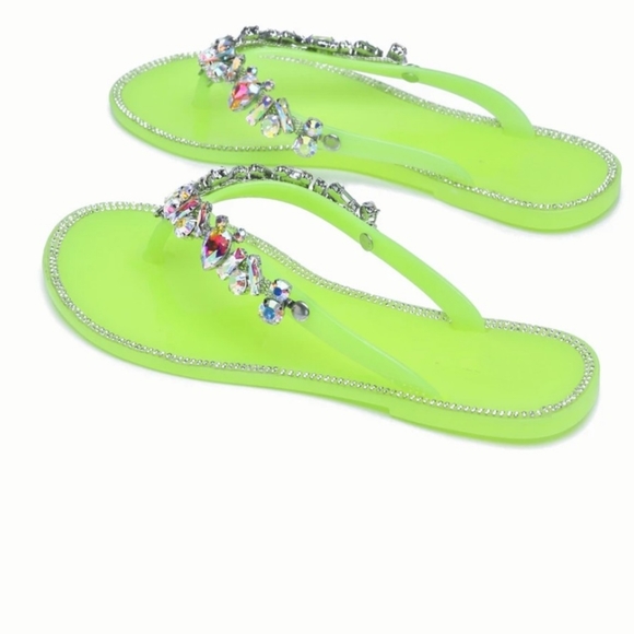 Just In 💚JELLY SANDAL YELLOW Lyme 💚 - Picture 6 of 6